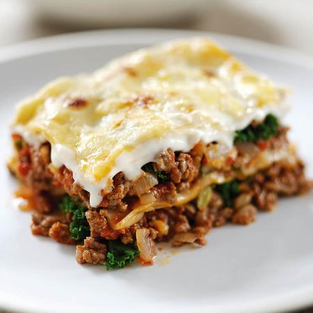 a picture of lasagne